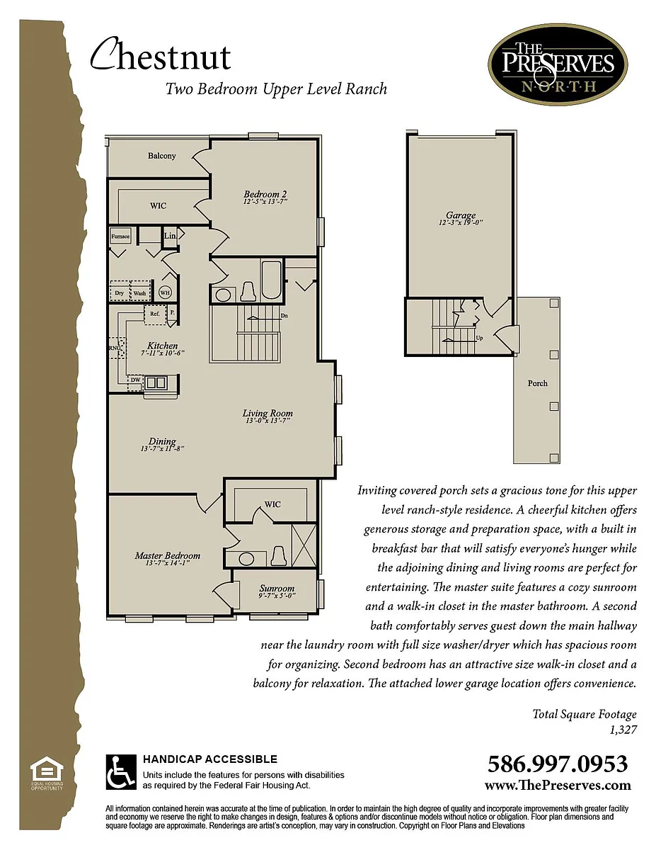 Floor plan The Chestnut
