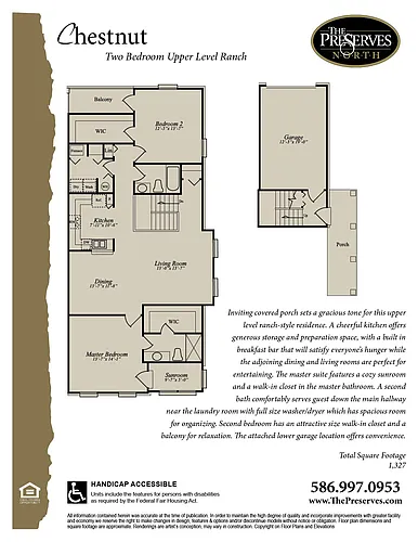 Floor plan The Chestnut