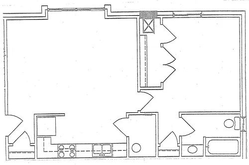 Floor plan 1 Bedroom