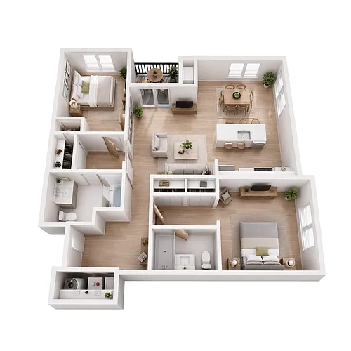 Floor plan The Magnolia