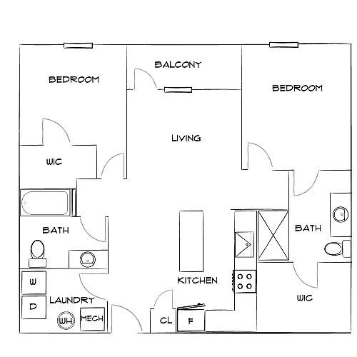 Floor plan Design 2B