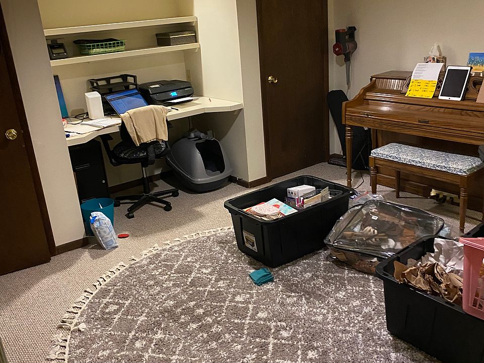 living room/ office area