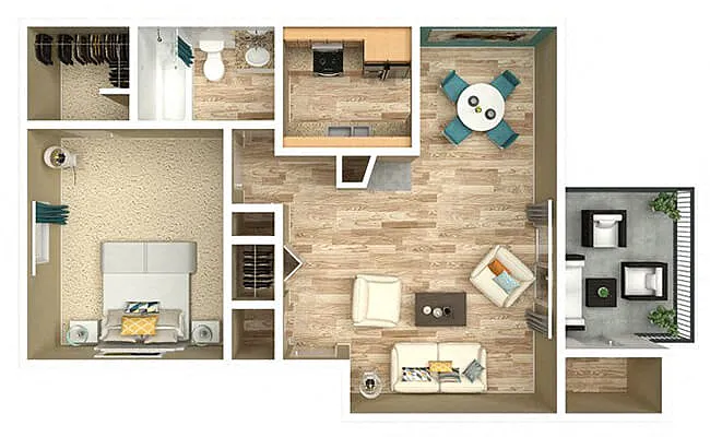 Floor plan The Michigan