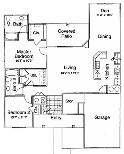Floor plan 2X2