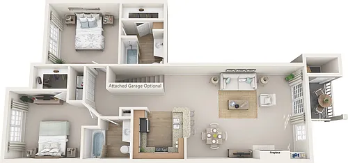 Floor plan The Serenity