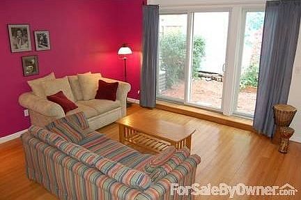 Back living room looking into backyard