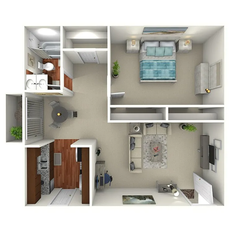 Floor plan 1BC