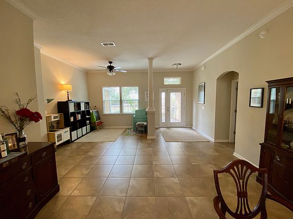 Living room and front entry