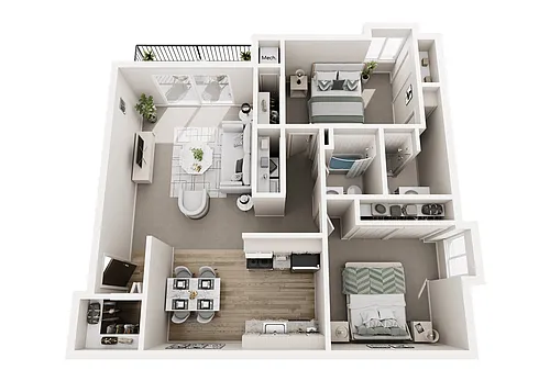 Floor plan 2B2
