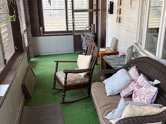 Enclosed front porch