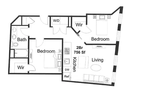 Floor plan 309N