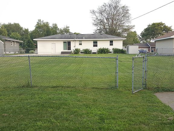 Backyard and rear of house