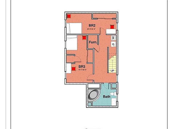 532Walnut Finished Lower Floor Plan