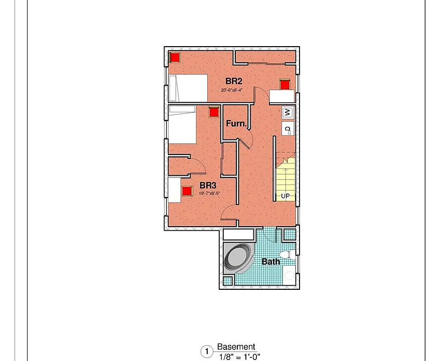 532Walnut Finished Lower Floor Plan