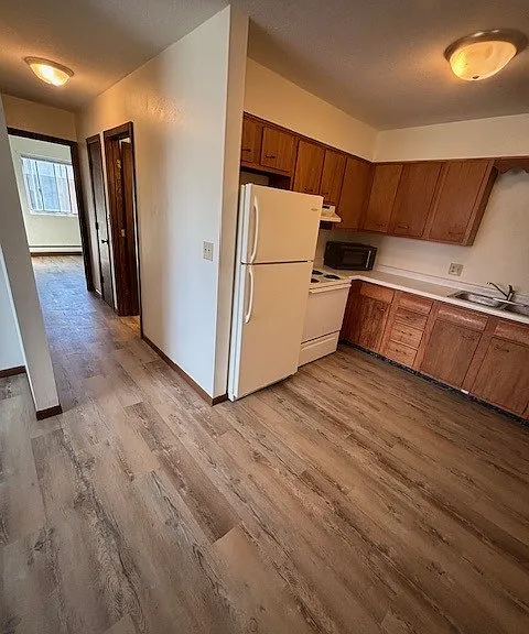 Kitchen + Hallway