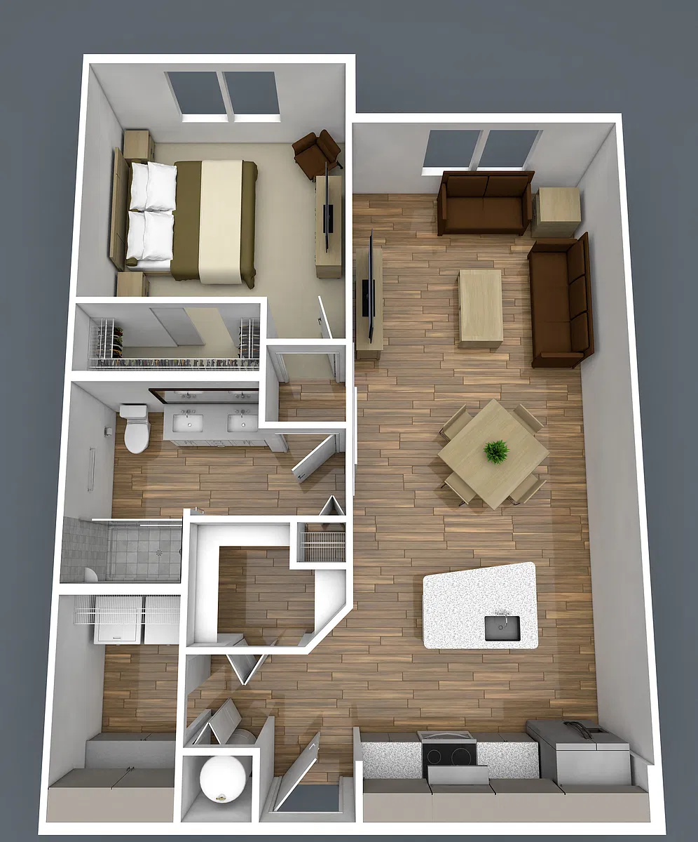 Floor plan 1B