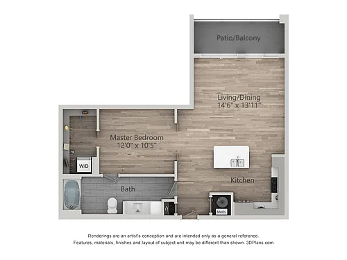 Floor plan 1L-D