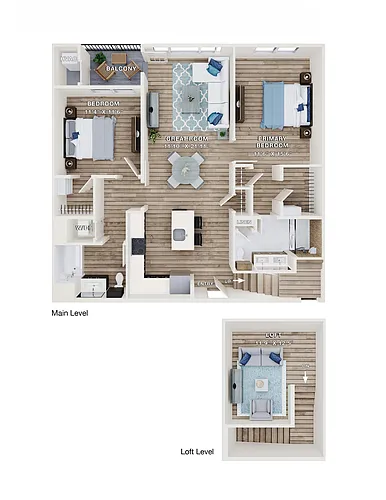 Floor plan Tindall Deluxe