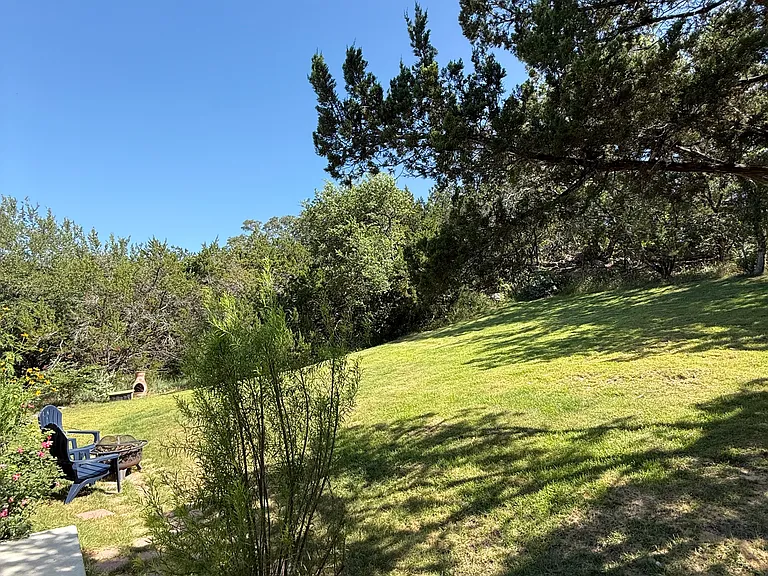 back patio view
