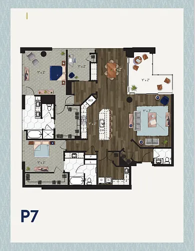 Floor plan P7