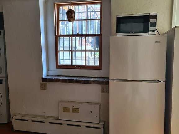 front of apartment