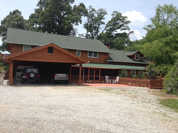 Rear view of house