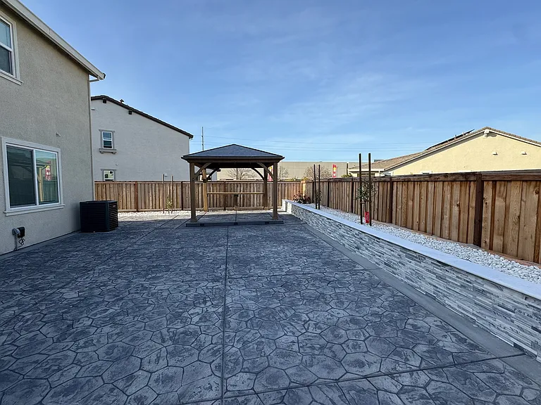 New Backyard view