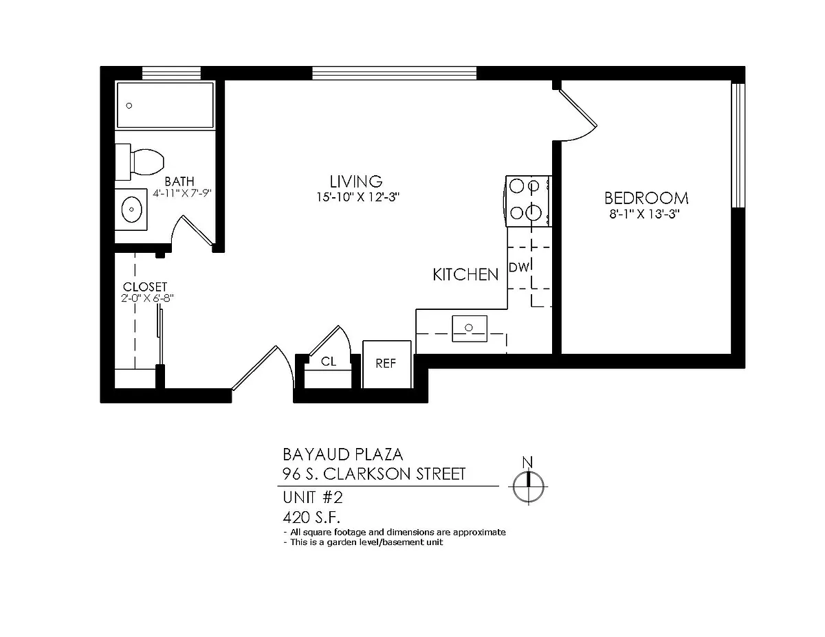 Floor plan 1 Bedroom
