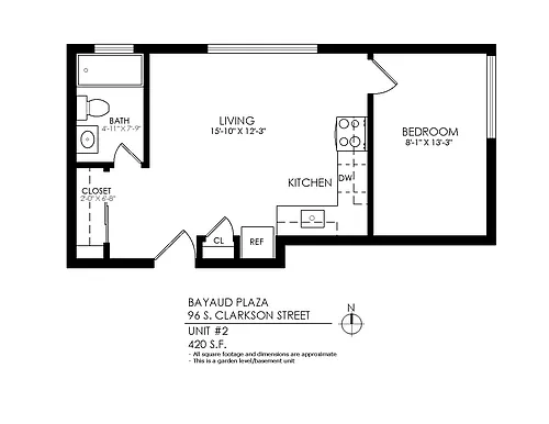 Floor plan 1 Bedroom