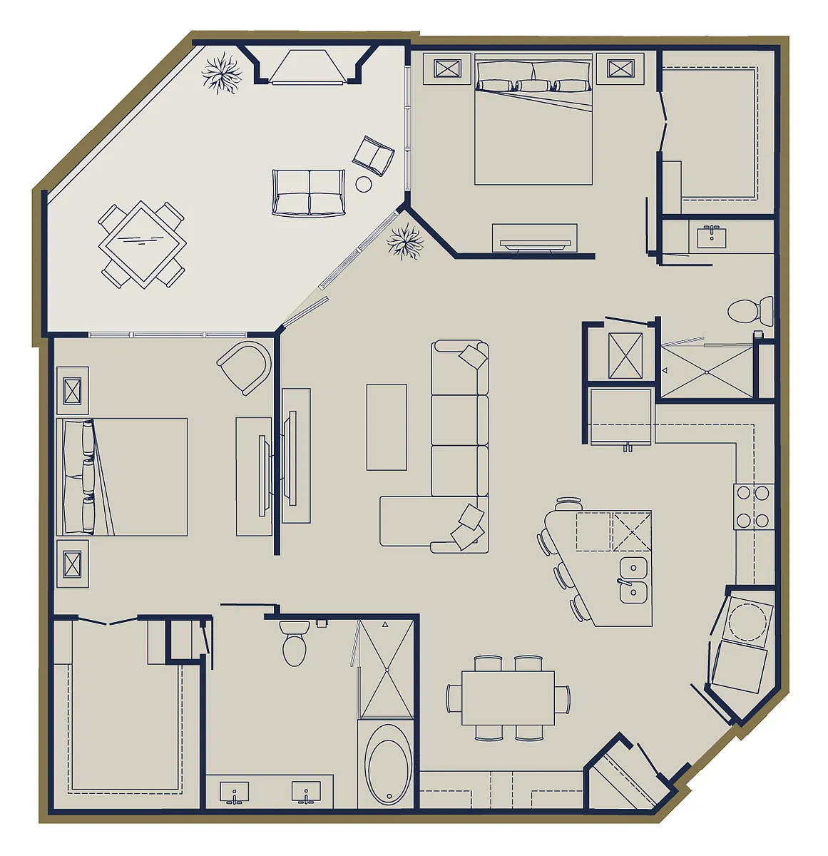 Floor plan H H1