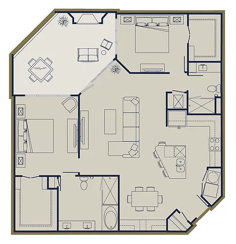Floor plan H H1