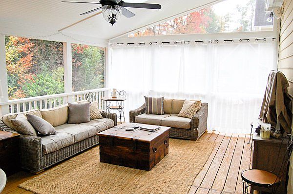 Screened porch