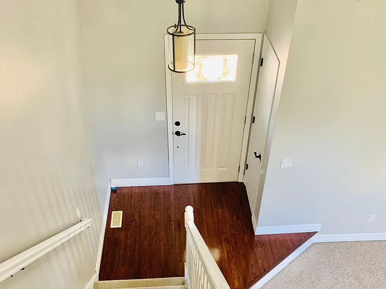 Entry way with coat closet