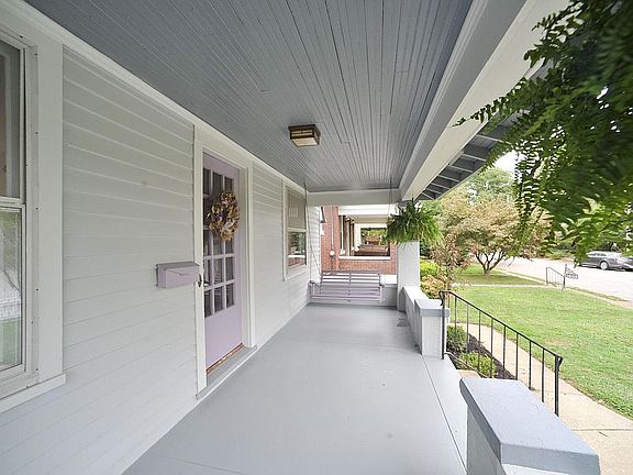 Front porch with swing