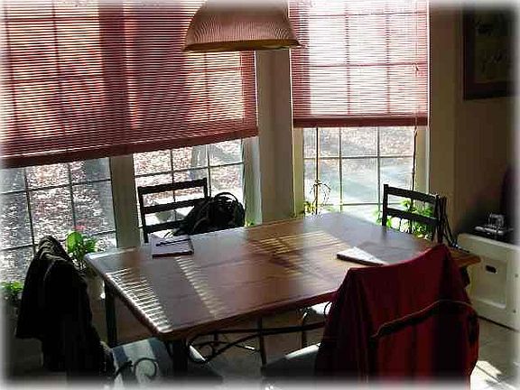 Breakfast area off kitchen
