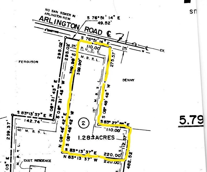 2nd image of 1930B Arlington Rd Lot 2
