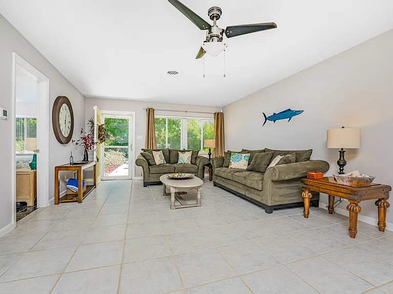 Large open living room