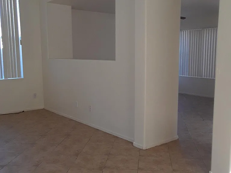 The entry to the Family room and kitchen area