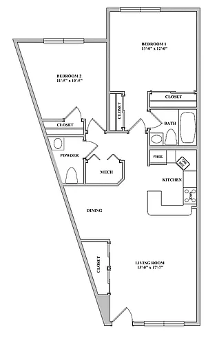 Floor plan Dover I