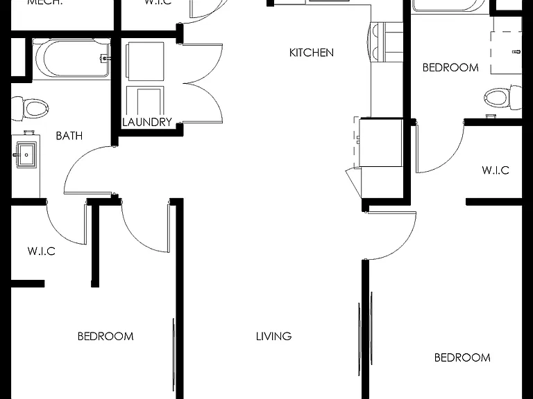 Gahn | 2bd, 2ba - 888 sqft. Gahn | 2bd, 2ba - 888 sqft.