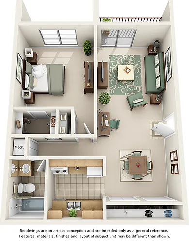 Floor plan Day Lily