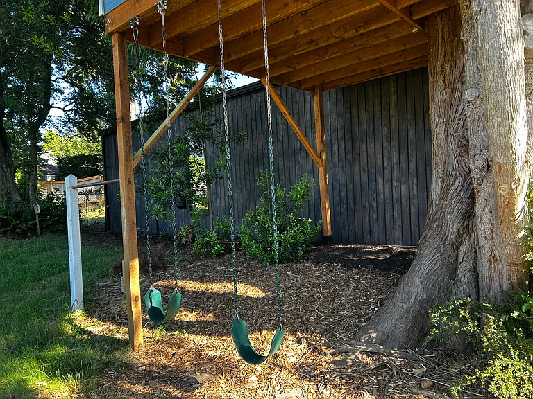 swings outside studio