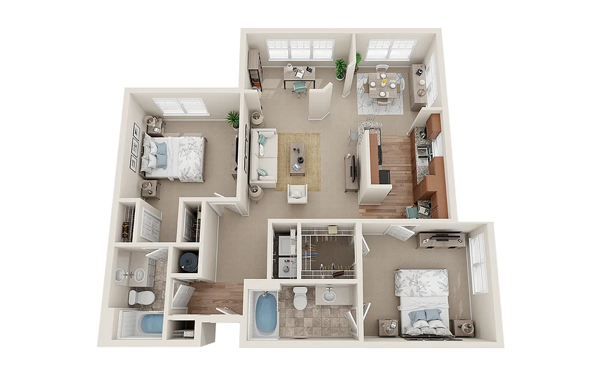 Floor plan 2E Standard