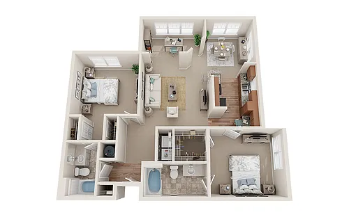 Floor plan 2E Standard