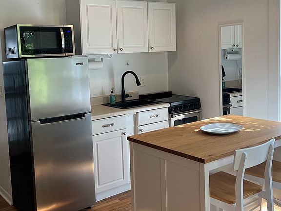 Clean open kitchen