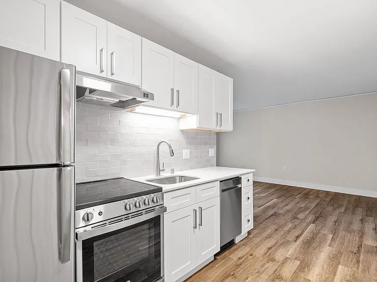 Modern Kitchen at Skye Apartments in Seattle, WA 98121