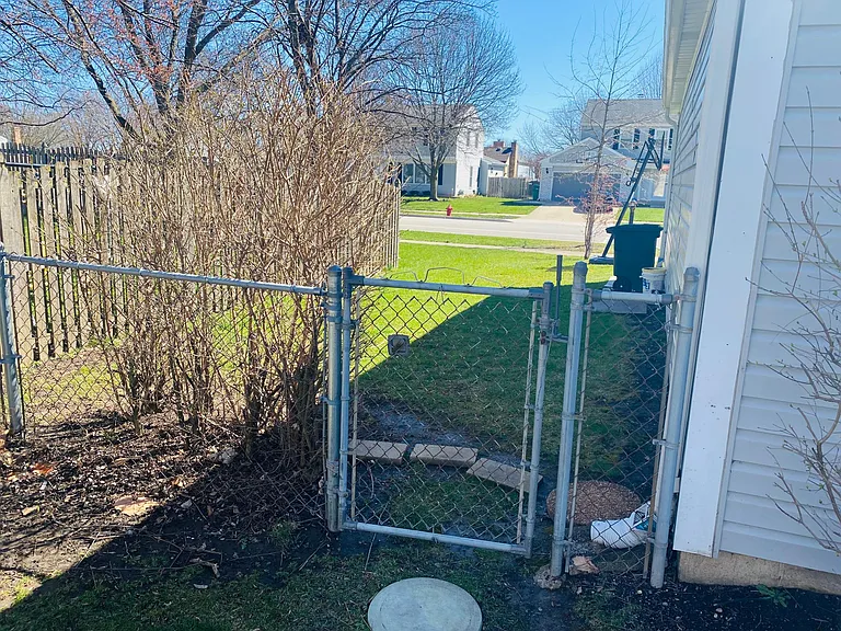 exit from patio or backyard