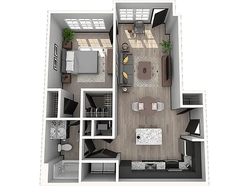 Floor plan Castle Peak
