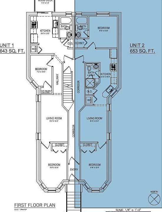 Unit 1 First Floor Plan