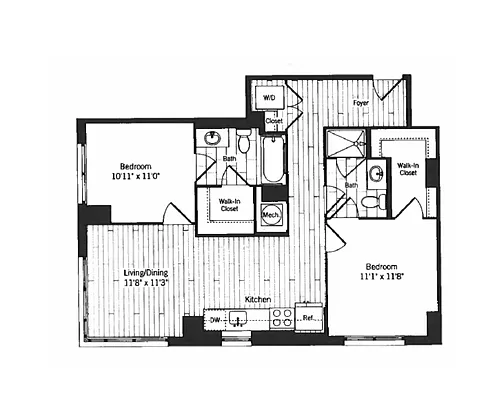Floor plan Hayworth 1
